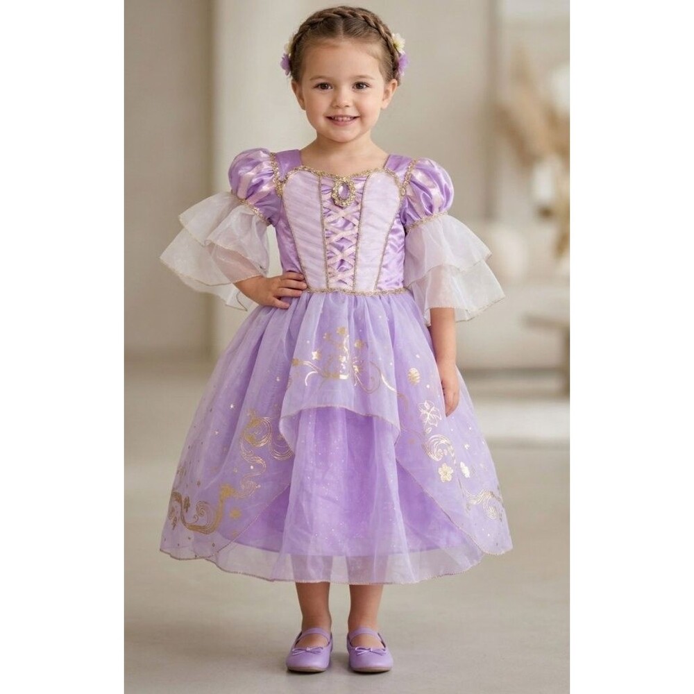 Official Disney Store 3T Princess Rapunzel Costume Dress